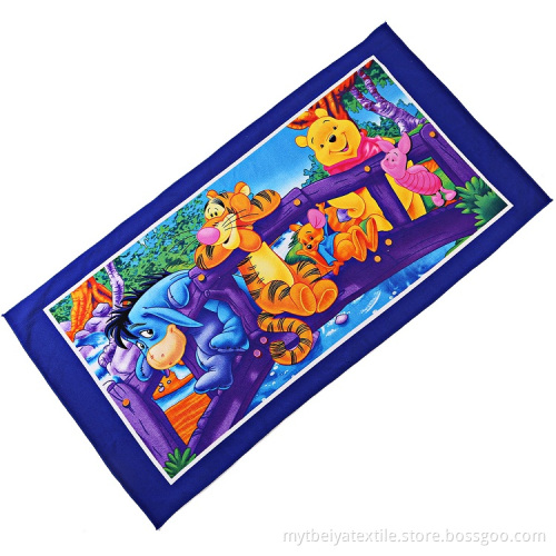 Digital Printed Custom Towel For Beach Towel For Kids